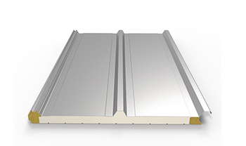 PU sandwich 4 wave roof panel